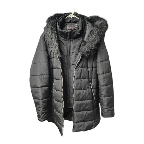 Below zero by Rothschild black jacket size 2x - Picture 1 of 7